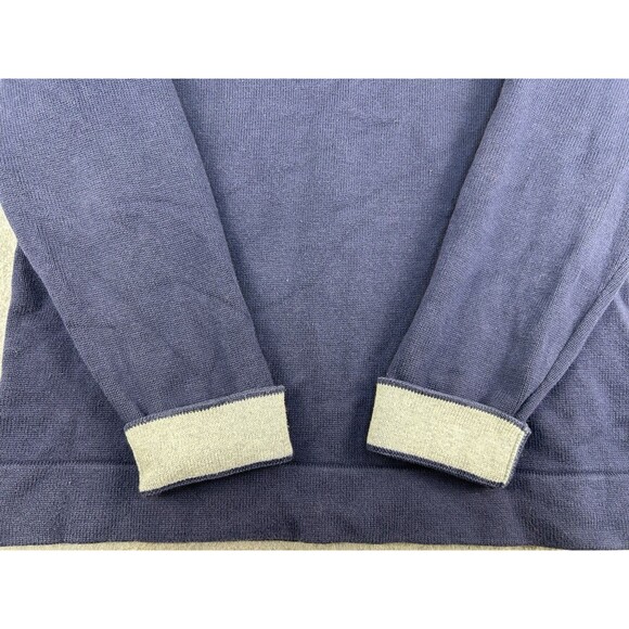 Tommy Hilfiger Sweater Men’s Small Red White Blue Roll Neck Embroidered Y2K - Picture 3 of 8